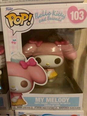 Funko My Melody Vinyl Figure - Pink, Yellow & White